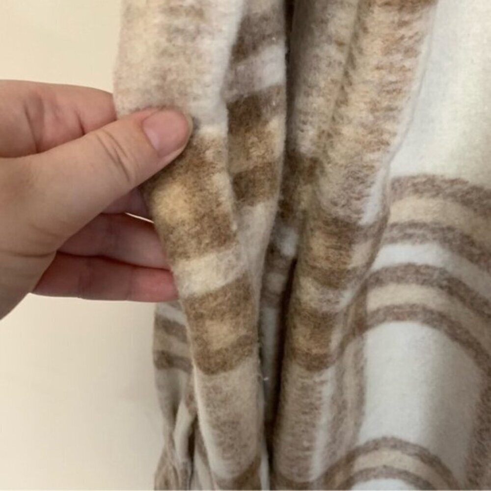 Joie Plaid Oversized Fleece Shacket Jacket Cotton Polyester Blend - Picture 13 of 13